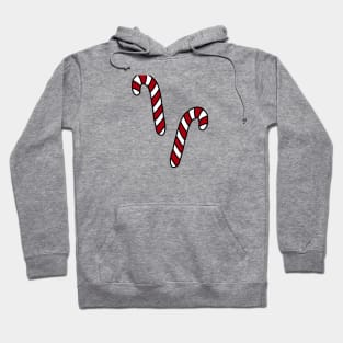 candy canes Hoodie